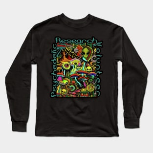 Psychedelic Mushroom | Psychedelic Research Volunteer Long Sleeve T-Shirt